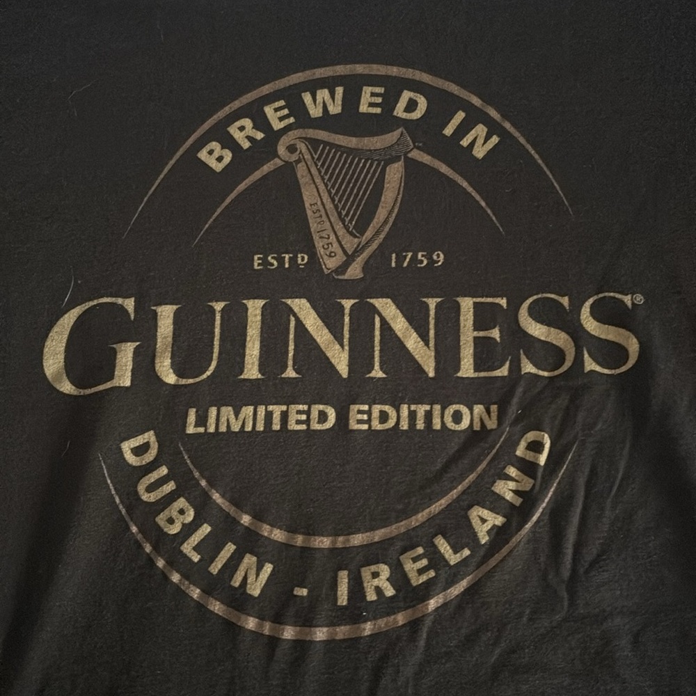 🍺Guinness Limited Edition Unisex Shirt-Large
